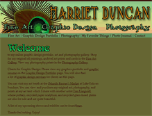 Tablet Screenshot of harrietduncan.com